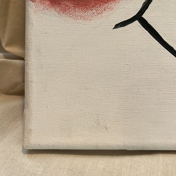 Holiday Snowman Canvas with Red Cardinal - Picture 4 of 9